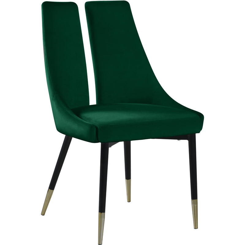 Meridian Sleek Dining Chair 944Green-C IMAGE 1