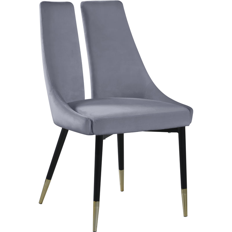 Meridian Sleek Dining Chair 944Grey-C IMAGE 1