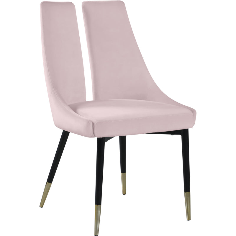 Meridian Sleek Dining Chair 944Pink-C IMAGE 1