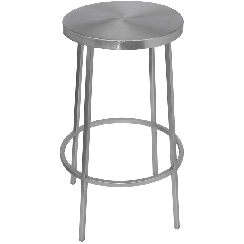 Meridian Tyson Counter Height Stool 949Silver IMAGE 1