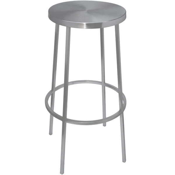 Meridian Tyson Pub Height Stool 950Silver IMAGE 1