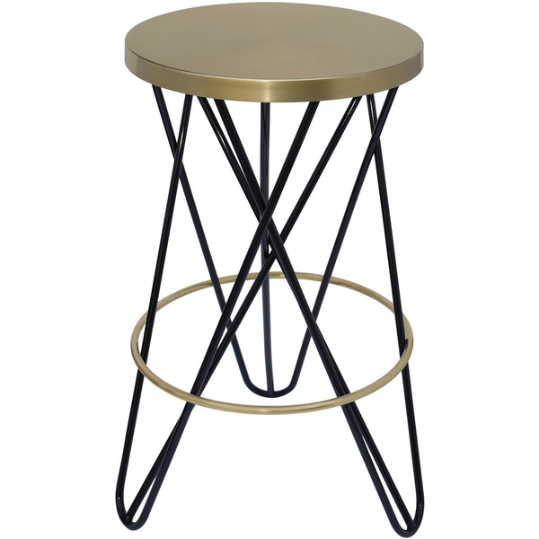 Meridian Mercury Counter Height Stool 945Black IMAGE 1