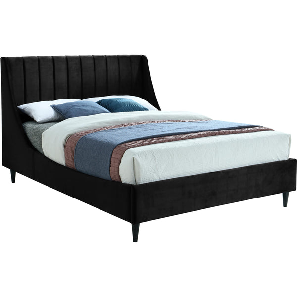 Meridian Eva Full Upholstered Platform Bed EvaBlack-F IMAGE 1