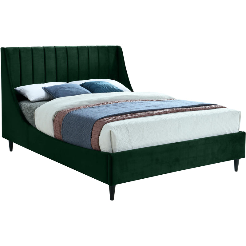 Meridian Eva Full Upholstered Platform Bed EvaGreen-F IMAGE 1