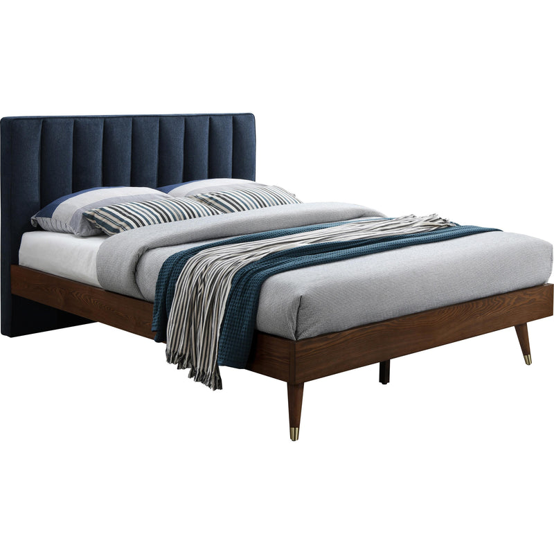 Meridian Vance King Upholstered Platform Bed VanceNavy-K IMAGE 1