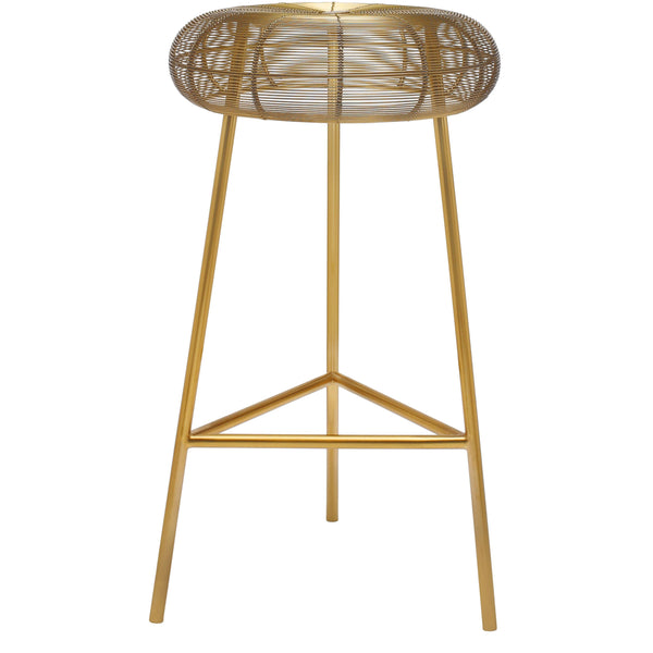 Meridian Tuscany Counter Height Stool 963Gold IMAGE 1