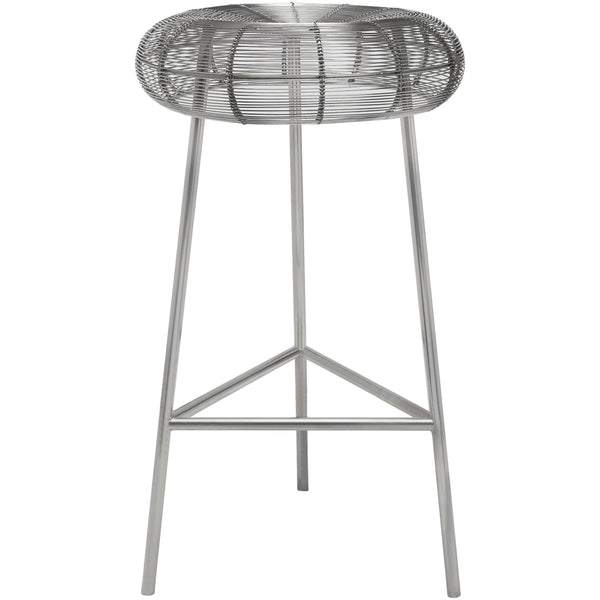 Meridian Tuscany Counter Height Stool 963Silver IMAGE 1