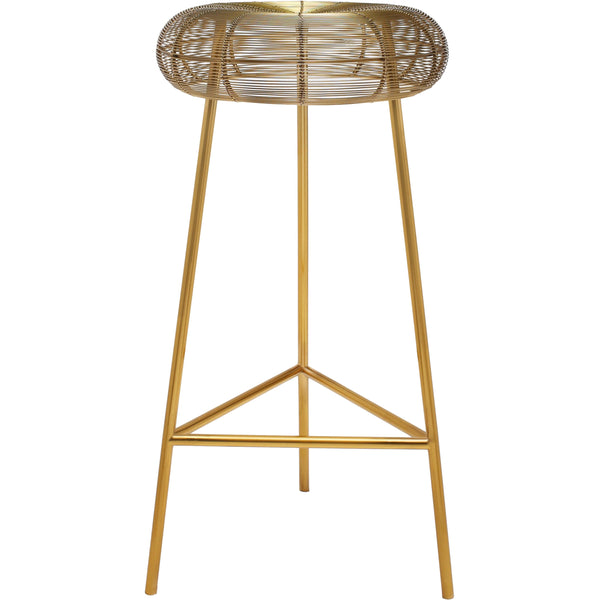 Meridian Tuscany Pub Height Stool 964Gold IMAGE 1