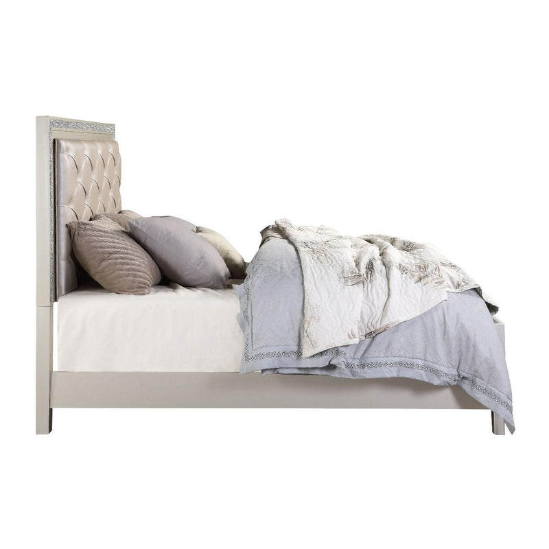 Acme Furniture Sliverfluff King Upholstered Panel Bed BD00238EK IMAGE 2
