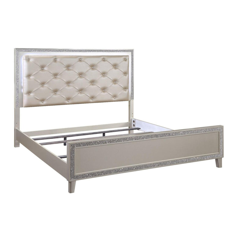 Acme Furniture Sliverfluff King Upholstered Panel Bed BD00238EK IMAGE 4