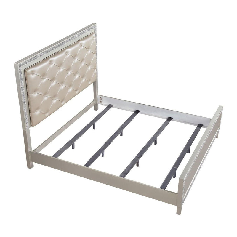 Acme Furniture Sliverfluff King Upholstered Panel Bed BD00238EK IMAGE 5