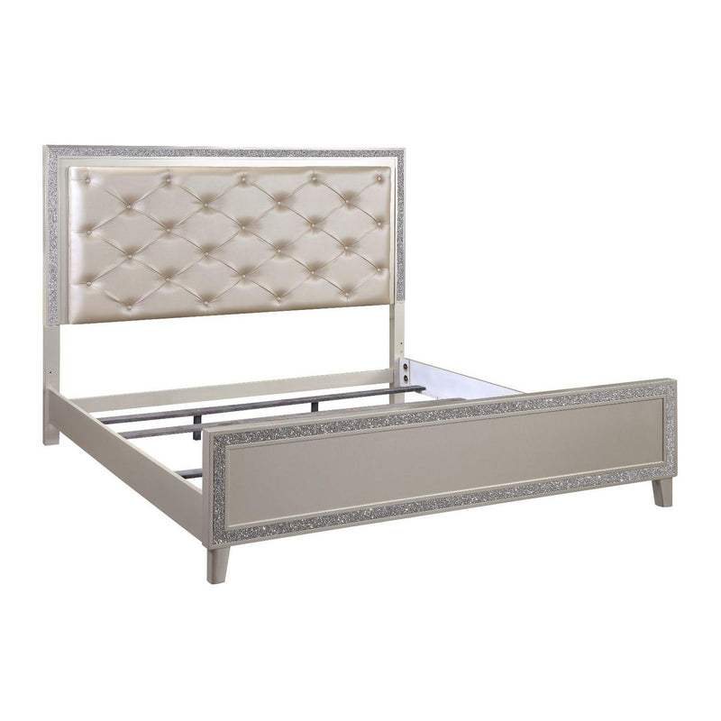 Acme Furniture Sliverfluff King Upholstered Panel Bed BD00238EK IMAGE 6