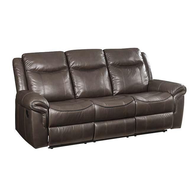 Acme Furniture Lydia Reclining Leather Air Sofa LV00654 IMAGE 1