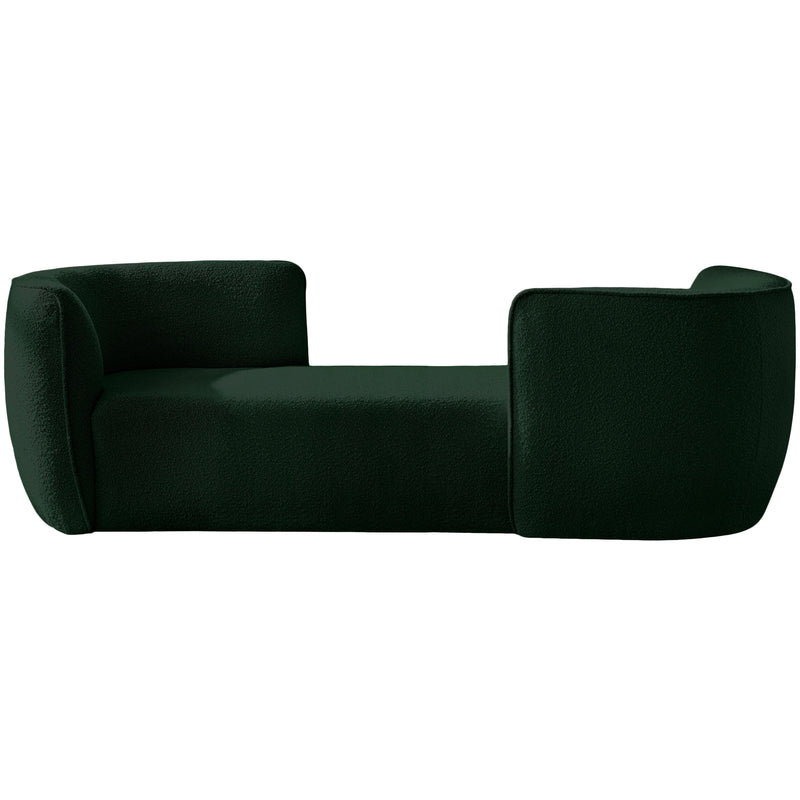 Meridian Hilton Fabric Chaise 158Green IMAGE 1