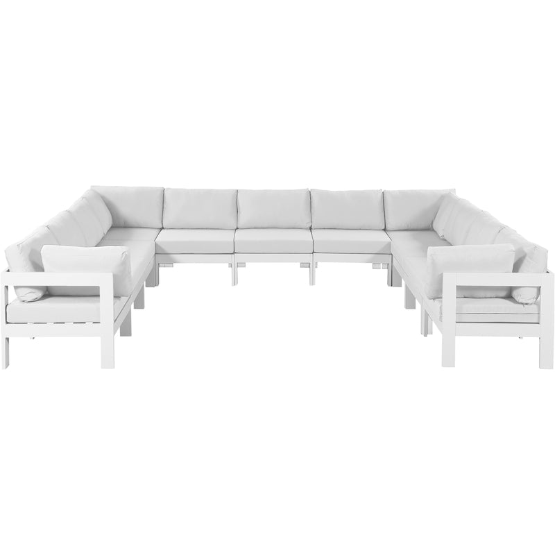 Meridian Outdoor Seating Sectionals 375White-Sec11A IMAGE 1