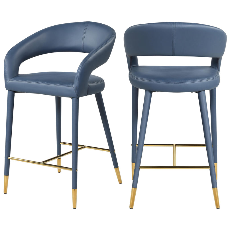 Meridian Destiny Counter Height Stool 541Navy-C IMAGE 1