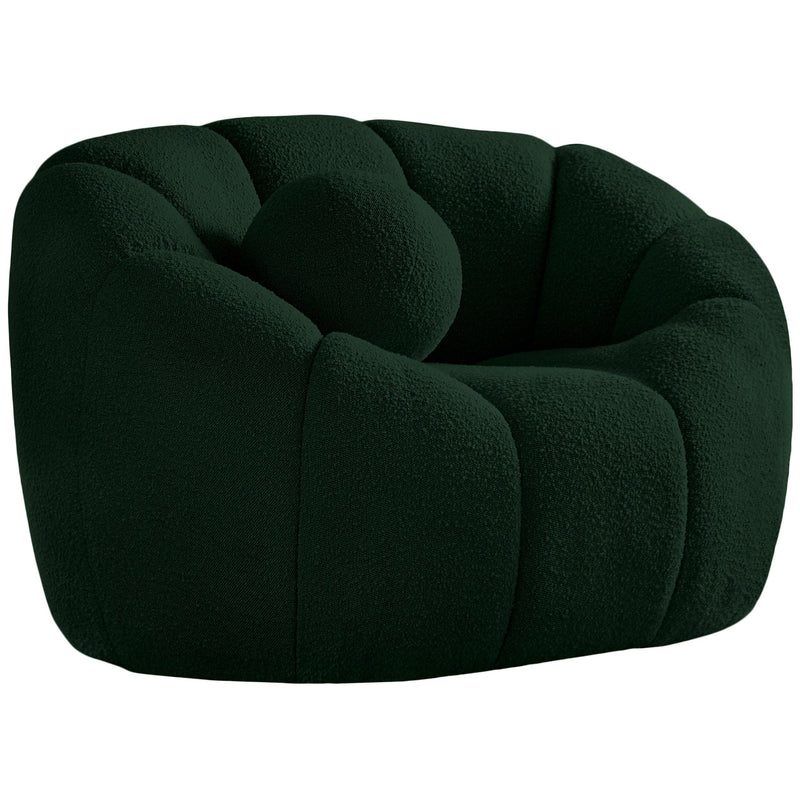 Meridian Elijah Stationary Fabric Chair 644Green-C IMAGE 1