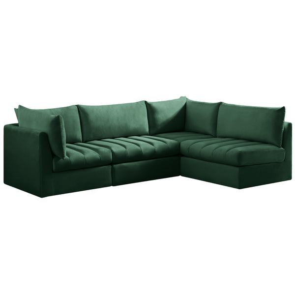 Meridian Jacob Fabric Sectional 649Green-Sec4A IMAGE 1