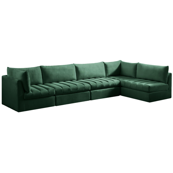 Meridian Jacob Fabric Sectional 649Green-Sec5A IMAGE 1