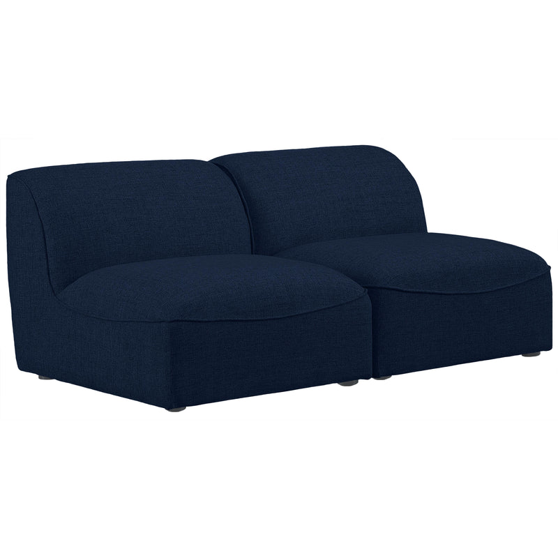 Meridian Miramar Stationary Fabric Sofa 683Navy-S66 IMAGE 1