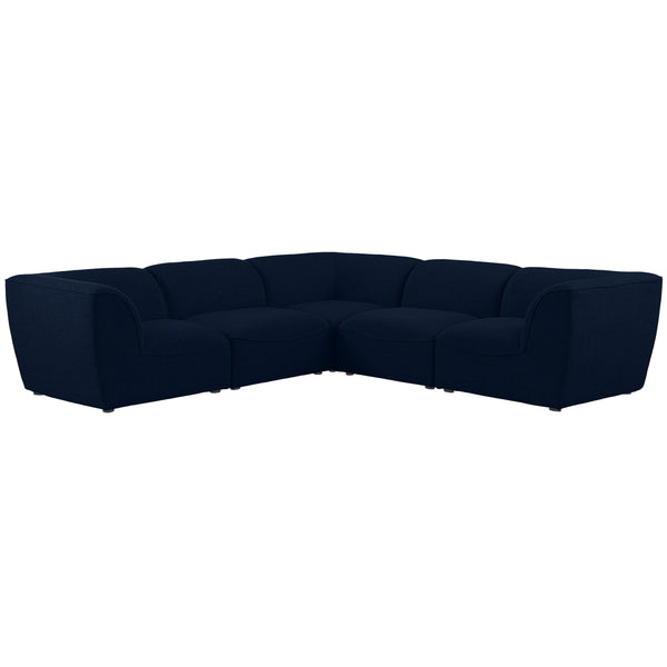 Meridian Miramar Fabric Sectional 683Navy-Sec5C IMAGE 1