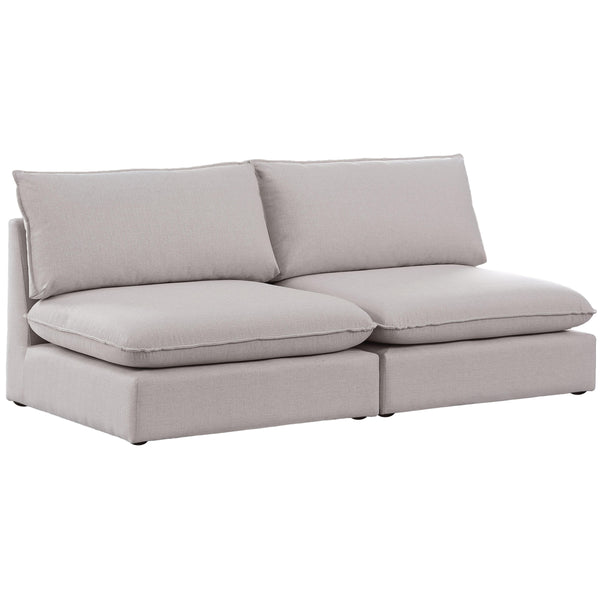 Meridian Mackenzie Stationary Fabric Sofa 688Beige-S80A IMAGE 1