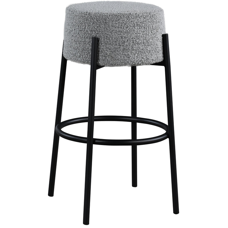 Meridian Avalon Pub Height Stool 822Grey-C IMAGE 1