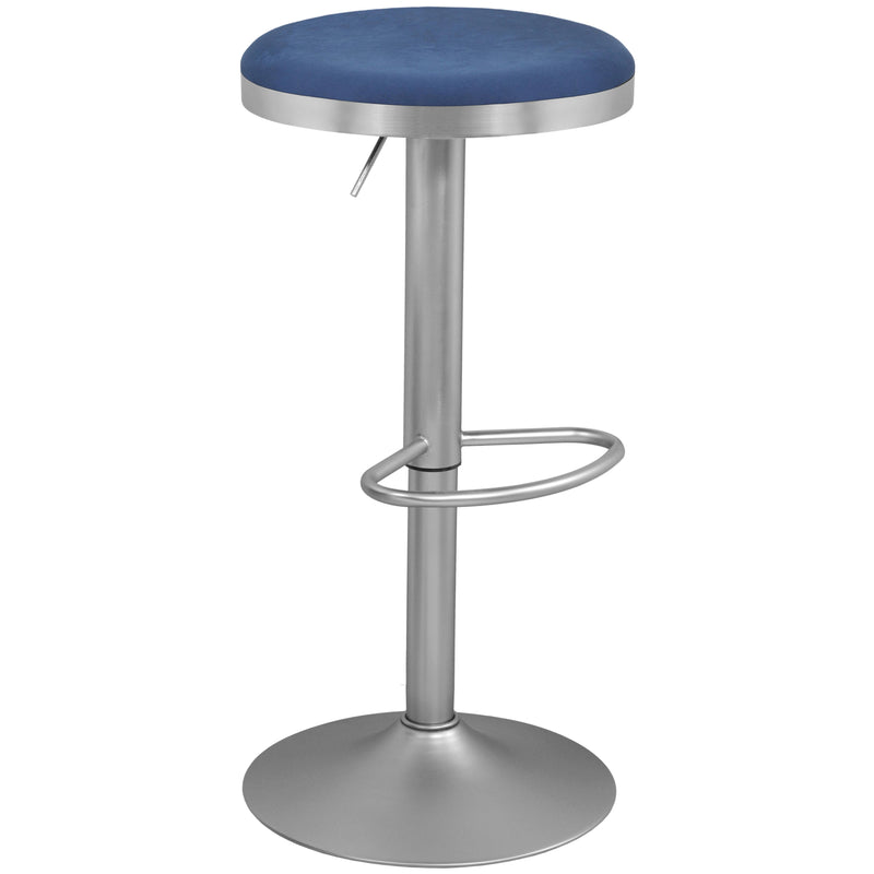 Meridian Brody Adjustable Height Stool 956Navy-C IMAGE 1