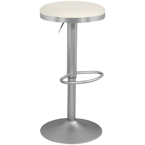 Meridian Brody Adjustable Height Stool 956White-C IMAGE 1