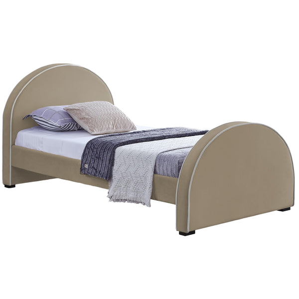 Meridian Brody Twin Panel Bed BrodyBeige-T IMAGE 1