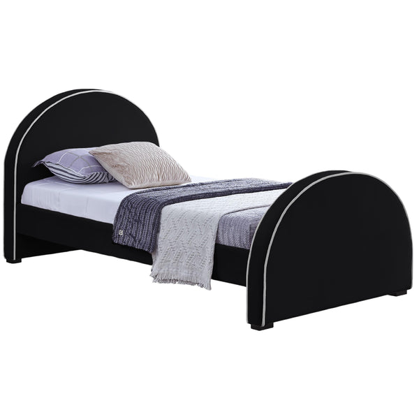 Meridian Brody Twin Panel Bed BrodyBlack-T IMAGE 1