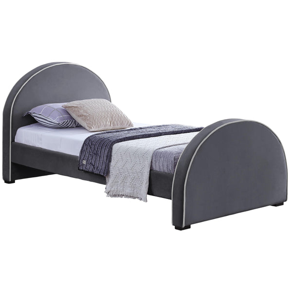 Meridian Brody Twin Panel Bed BrodyGrey-T IMAGE 1