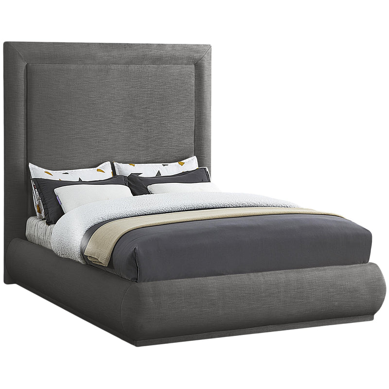 Meridian Brooke King Panel Bed BrookeGrey-K IMAGE 1