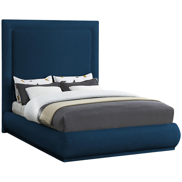 Meridian Brooke Queen Panel Bed BrookeNavy-Q IMAGE 1