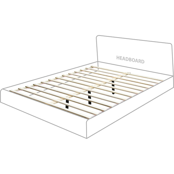 Meridian Crosby Full Panel Bed CrosbyGrey-F IMAGE 1