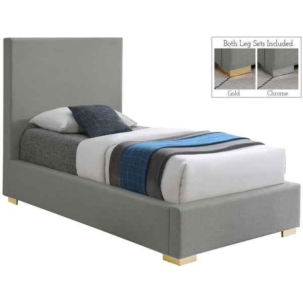 Meridian Crosby Twin Panel Bed CrosbyGrey-T IMAGE 1