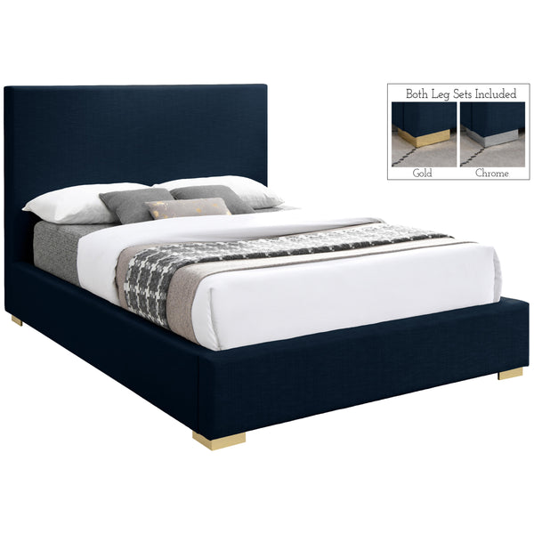 Meridian Crosby King Panel Bed CrosbyNavy-K IMAGE 1