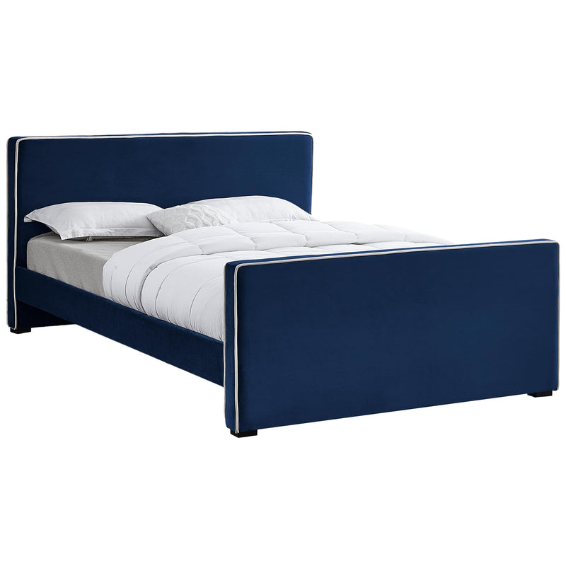 Meridian Dillard Full Panel Bed DillardNavy-F IMAGE 1