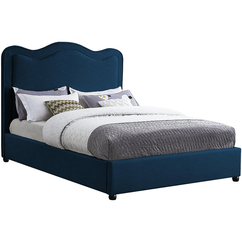 Meridian Felix Full Panel Bed FelixNavy-F IMAGE 1