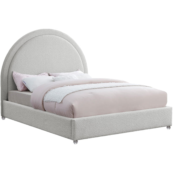 Meridian Milo Full Panel Bed MiloCream-F IMAGE 1