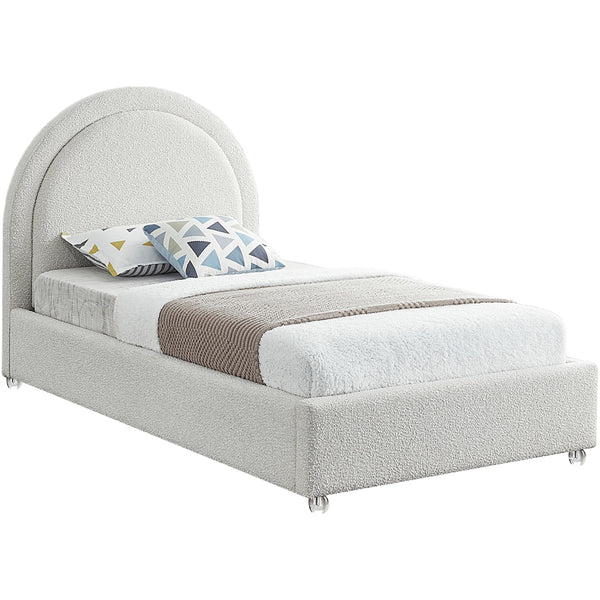 Meridian Milo Twin Panel Bed MiloCream-T IMAGE 1