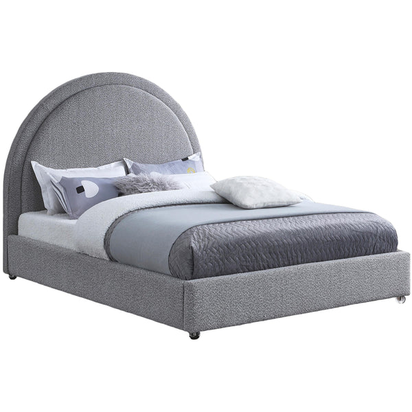 Meridian Milo King Panel Bed MiloGrey-K IMAGE 1