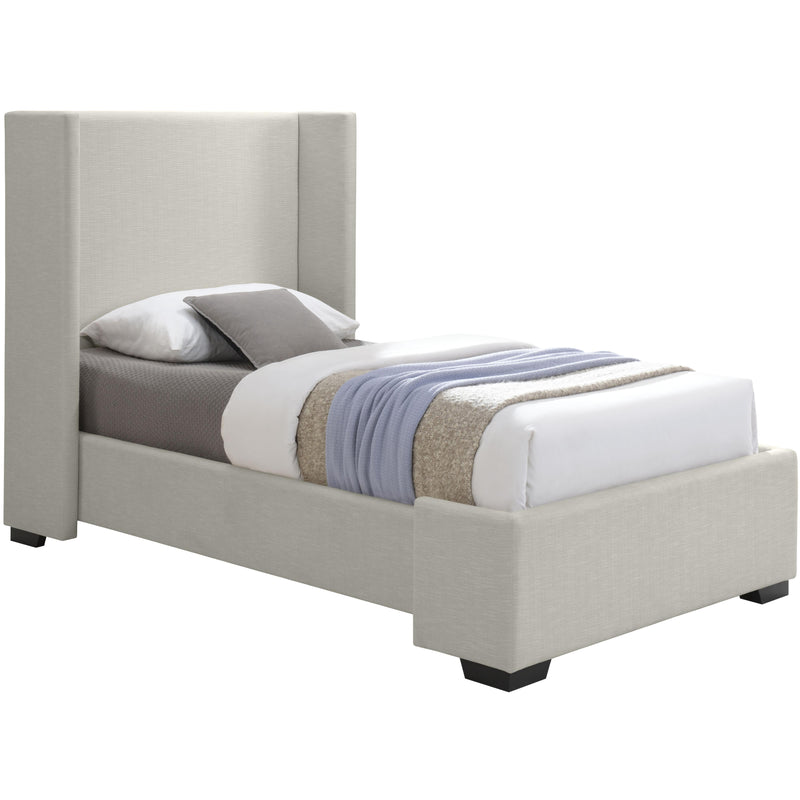 Meridian Oxford Twin Panel Bed OxfordBeige-T IMAGE 1