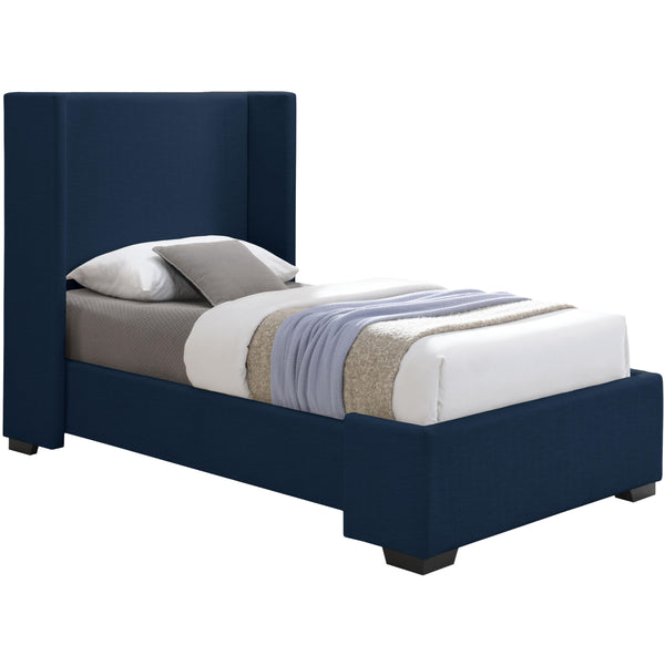 Meridian Oxford Twin Panel Bed OxfordNavy-T IMAGE 1