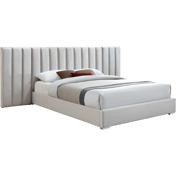 Meridian Pablo Queen Panel Bed PabloCream-Q IMAGE 1