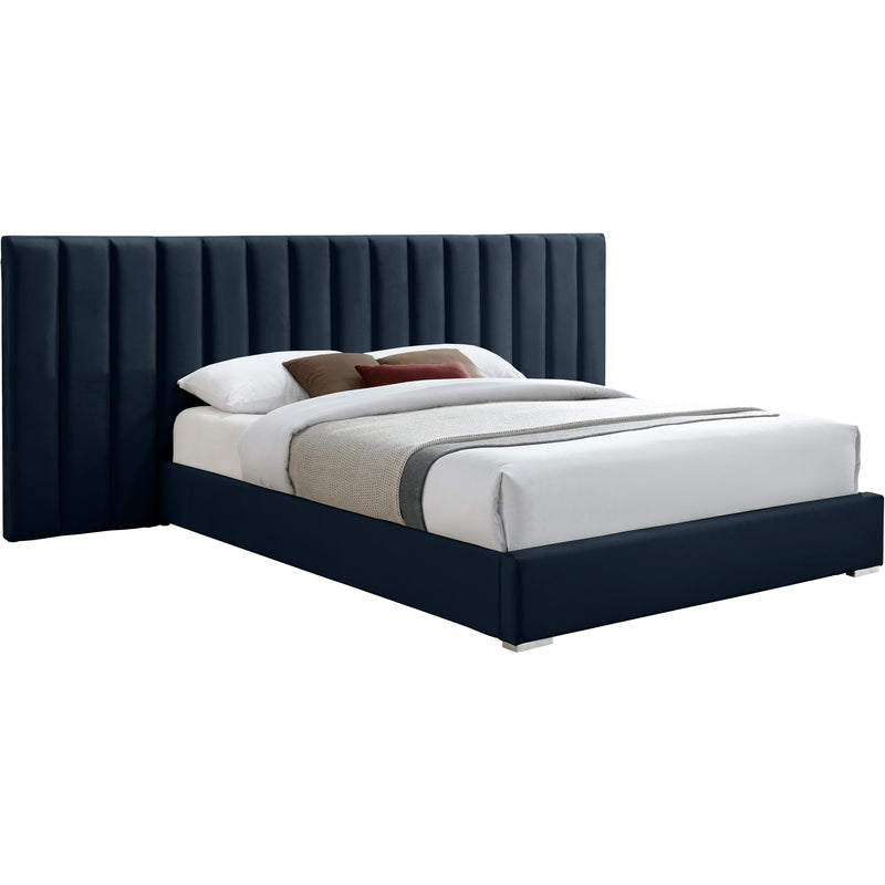 Meridian Pablo Queen Panel Bed PabloNavy-Q IMAGE 1