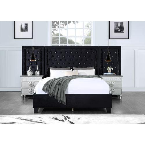 Acme Furniture Damazy Queen Upholstered Panel Bed BD00975Q IMAGE 5